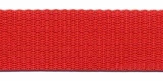 stevig tassenband 2,5 cm breed, rood