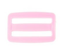 schuifgesp kunststof 38 mm roze