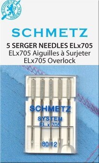 Schmetz EL (cover)locknaalden 5 keer dikte 80