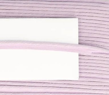 paspelband oud lila met gedraaid koord 4mm dik 