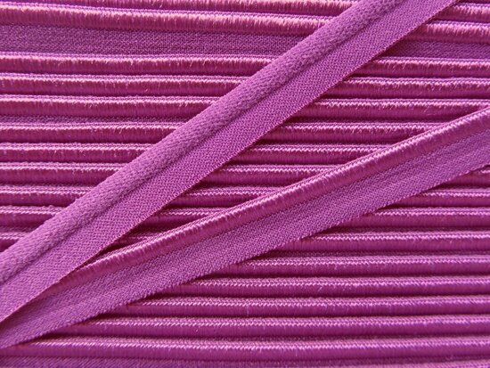 elastisch paspelband, fuchsia-paars