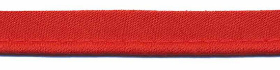 paspelband rood katoen/polyester