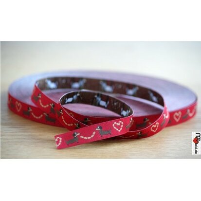 Würschtl-Wastl-Webband rood