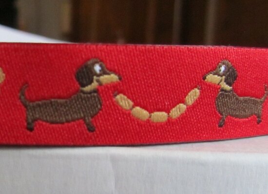 Würschtl-Wastl-Webband rood