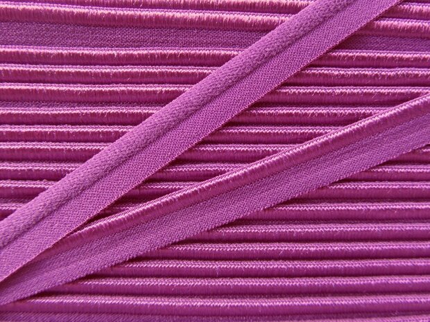 elastisch paspelband, fuchsia-paars