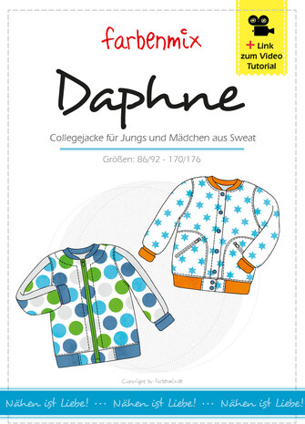 DAPHNE, vest in college stijl