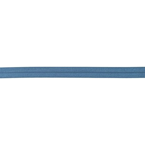 omvouwelastiek: jeansblauw