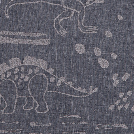  Pondero = reflecterende softshell: dino's zilver op jeansblauw van Swafing