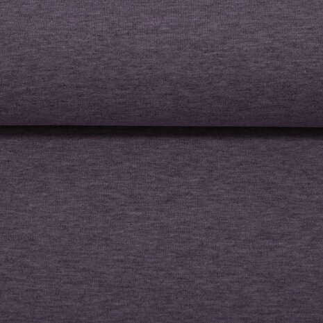 Eike melange: sweattricot paars-grijs gemêleerd van Swafing