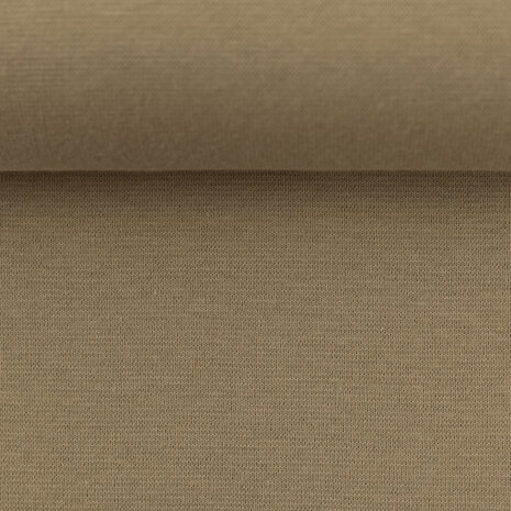 Maike: french terry beige/zandkleur van Swafing