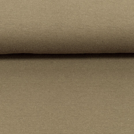 Heike: fijne boordstof beige/zandkleur