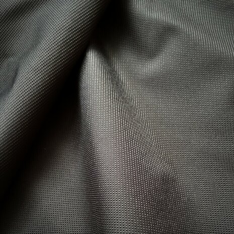 Harm: waterafstotende jassenstof zwart met een klein werkje in de stof