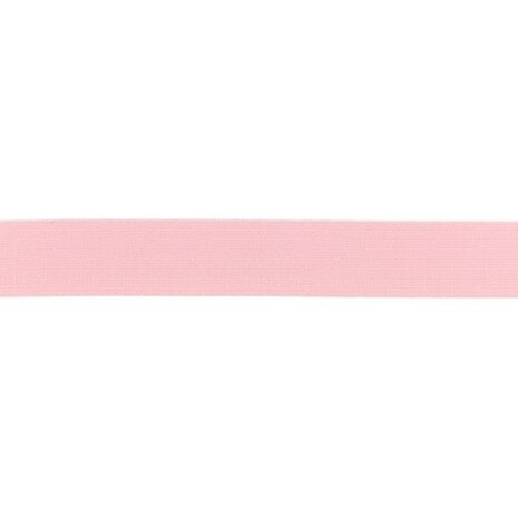 taille-elastiek 2,5 cm breed:  babyroze / HALVE METER