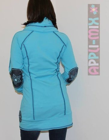 Lady COMET/ patroon van een hoody in de maten 34, 36, 38, 40, 42, 44