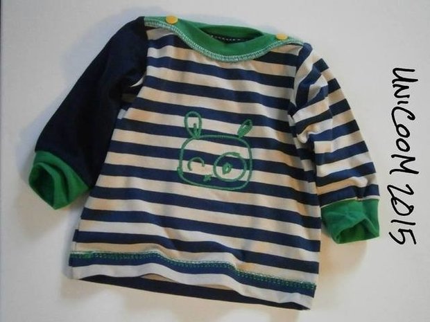 Little Mariella/ patroon van een babyshirt in de maten 50-92 