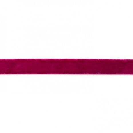 fluweelband, donkerfuchsia of rodekoolpaars