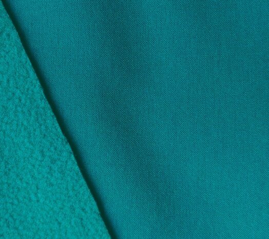 couponnetje 35 cm: Bora: petrol: High-tech softshell: wind- en waterdicht! En toch ademend!