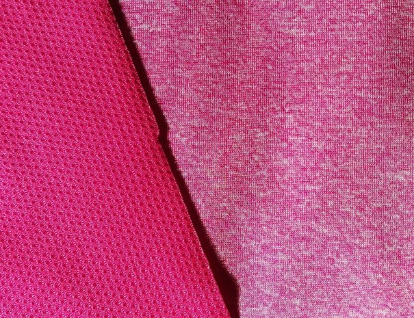 Borax = dunne softshell roze gemêleerd: wind-, waterdicht en ademend!
