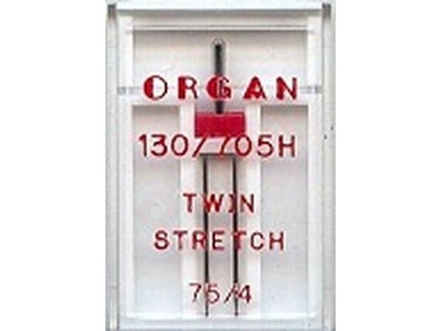Organ stretch-tweelingnaald 75/4 