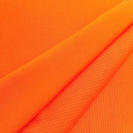 Borax = dunne softshell neon-oranje: wind-, waterdicht en ademend! 