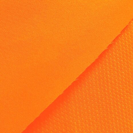 Borax = dunne softshell neon-oranje: wind-, waterdicht en ademend! 