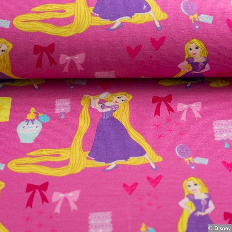 Disney's tricot rapunzel fuchsia