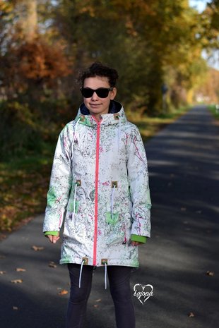 NEVE Teens, een parka voor herfst en winter maat 128 t-m 164