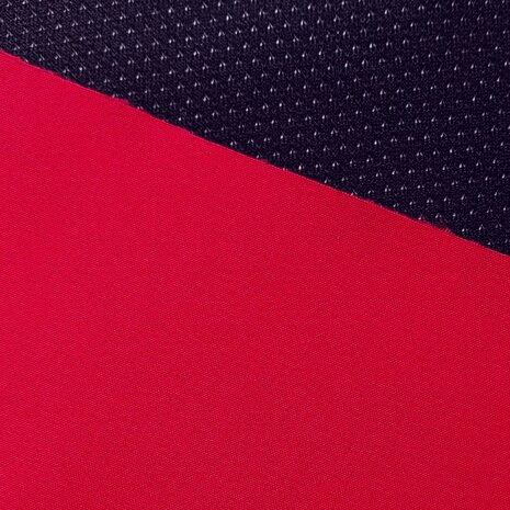 Borax = dunne softshell mooi warm rood: wind-, waterdicht en ademend!