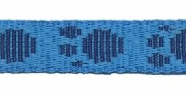 stevig tassenband 20 mm, pootje blauw/zwart stevig tassenband 20 mm, pootje blauw/zwart