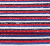fijne boordstof gestreept met glitter: rood,zwart, wit, blauw fijne boordstof gestreept met glitter: rood,zwart, wit, blauw