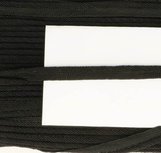 paspelband zwart met gedraaid koord 4mm dik paspelband zwart met gedraaid koord 4mm dik