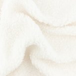 Rekbare teddy, korte krulletjesfleece gebroken wit Rekbare teddy, korte krulletjesfleece gebroken wit
