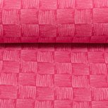 Rick, french terry blokjes gevuld met strepen: roze/lichtroze Rick, french terry blokjes gevuld met strepen: roze/lichtroze