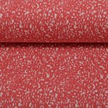 Susi, jacquard tricot koraal/wit gespikkeld Susi, jacquard tricot koraal/wit gespikkeld
