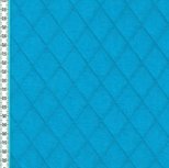 Silke: een gesteppte doubleface tricot turquoise Silke: een gesteppte doubleface tricot turquoise
