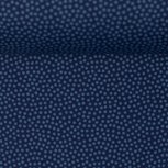 Dotty: 100 % katoenen poplin donkerblauw met blauwe kleine stipjes Dotty: 100 % katoenen poplin donkerblauw met blauwe kleine stipjes