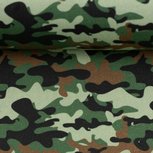 Kim: 100 % katoenen poplin camouflage army/legergroen Kim: 100 % katoenen poplin camouflage army/legergroen