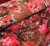 Stenzo: tricot met digitale print met bloemen Stenzo: tricot met digitale print met bloemen