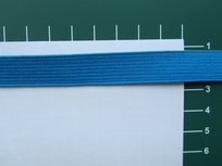 Elastiek 1,5 cm breed, turquoise Elastiek 1,5 cm breed, turquoise