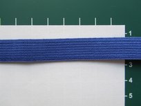 Elastiek 1,5 cm breed, blauw Elastiek 1,5 cm breed, blauw