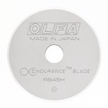 1 Olfa ENDURANCE reservemes voor rolsnijder 45 mm 1 Olfa ENDURANCE reservemes voor rolsnijder 45 mm