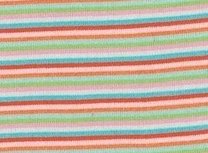 Anne, boordstof strepen:rood/roze/oranje/turquoise/groen Anne, boordstof strepen:rood/roze/oranje/turquoise/groen