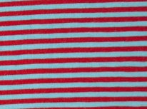 Gitta: strepentricot turquoise-rood/160 breed Gitta: strepentricot turquoise-rood/160 breed