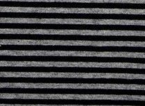 Gitta: strepentricot zwart-grijs 160 breed Gitta: strepentricot zwart-grijs 160 breed