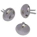 tasvoetjes zilverkleurig 20 mm tasvoetjes zilverkleurig 20 mm
