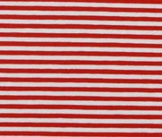 Gitta: strepentricot rood/witte streep Gitta: strepentricot rood/witte streep