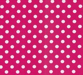 Verena: fris fuchsia met witte noppen Verena: fris fuchsia met witte noppen