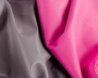 doubleface kunstleer: roze-grijs doubleface kunstleer: roze-grijs