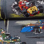 Tricot met Disney's Mickey in raceauto's op grijs Tricot met Disney's Mickey in raceauto's op grijs