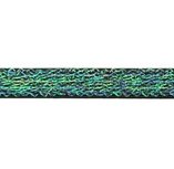 zwart elastiek met blauw/groen glitterdraad zwart elastiek met blauw/groen glitterdraad
